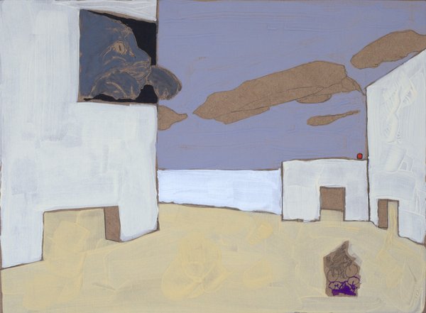 Dédale II - 30x40 - tempera